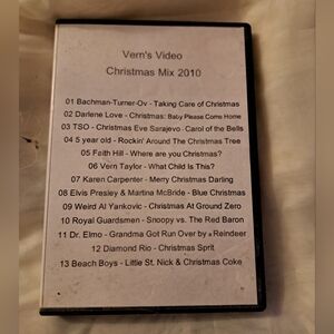 Christmas Mix 2010 CD Case